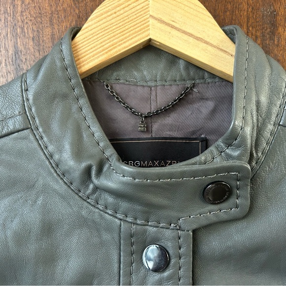 BCBG Leather Crop Jacket - Picture 4 of 6